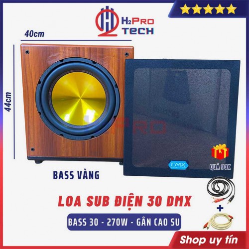Loa Sub Điện Bass 30 DMX NX12 270W - Âm Trầm Cao Cấp cho Karaoke Gia Đình, Quà Tặng 90k - H2Pro Tech