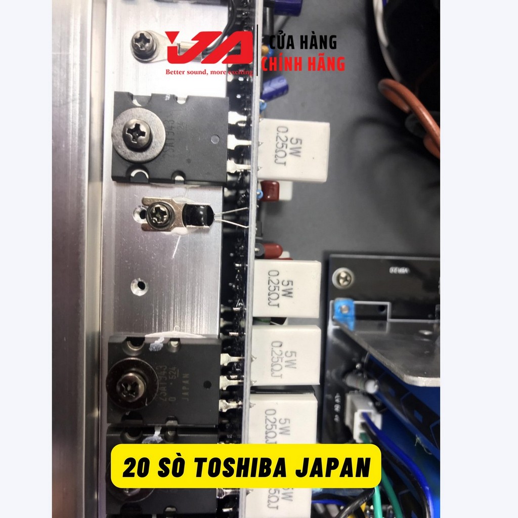 Cục đẩy chính hãng 2 kênh JA DX-500 gồm 2o sò Toshipa Japan