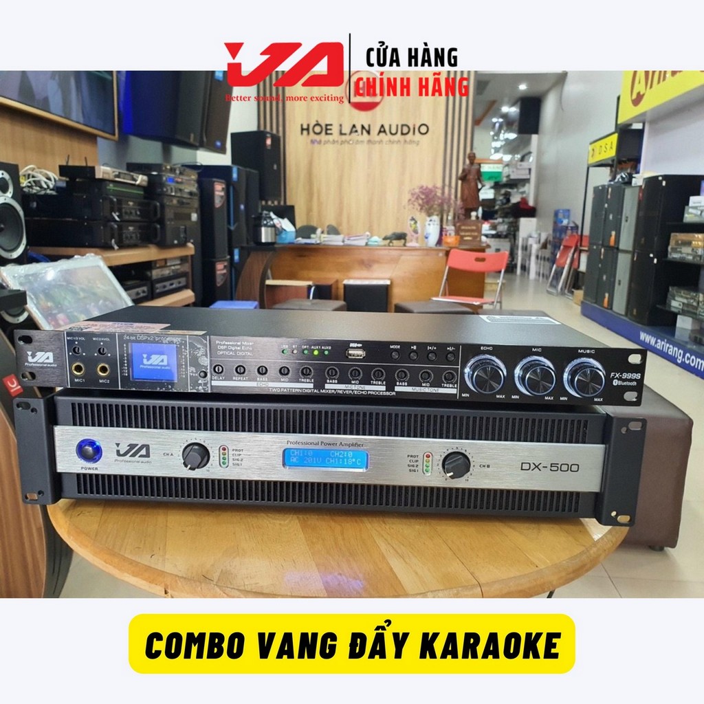 Combo vang đẩy karaoke JA DX-500 chính hãng-H2Pro Tech
