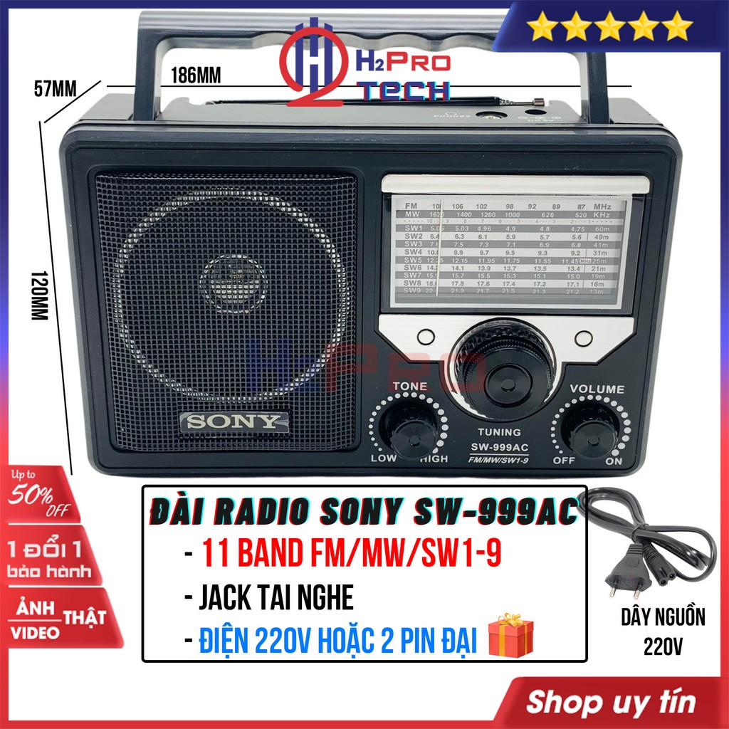 Giới thiệu về đài radio cho người già Sony SW-999AC 