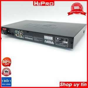 Đầu đĩa DVD LG 390A 2020 H2PRO, USB, điện 220V-110V-12V nâng cấp tích hợp loa, thêm 2 cổng cắm loa rời như amply ( TẶNG DÂY AV )