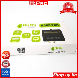 Bộ chuyển đổi âm thanh KIWI Audio KA03 PRO-Bluetooth, bộ chuyển đổi âm thanh cao cấp tặng dây quang 30K