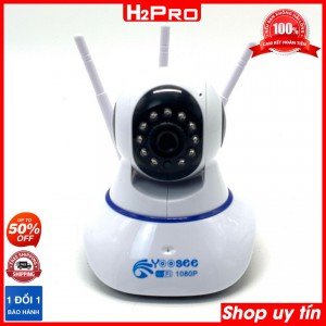 Camera yoosee 3 râu 1080P H2Pro 2.0Mp Full HD rõ nét, góc rộng, camera yoosee 1080p 3 râu giá rẻ