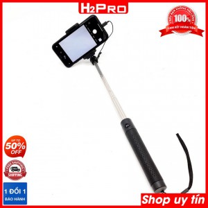 Gậy chụp ảnh Selfie Stick Compact D12S H2Pro cho Iphone, gậy tự sướng D12S dễ sử dụng, chụp nhạy