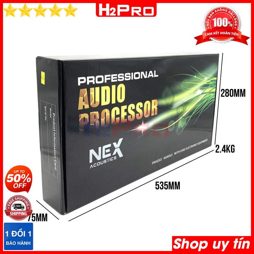 Thông số kỹ thuật của Vang cơ karaoke chống hú NEX FX20 Plus H2Pro Bluetooth-Optical-USB, vang cơ nex cao cấp có màn hình led-điều khiển (tặng cặp dây canon và dây quang trị giá 169K)