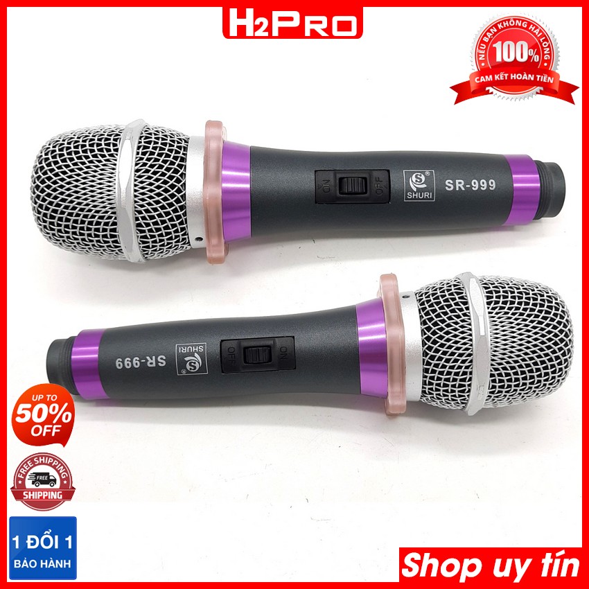 Thông số kỹ thuật của Micro karaoke có dây cao cấp SHURI SR999 H2Pro Chính hãng, hát hay, chống hú, micro karaoke cao cấp dây dài 6m