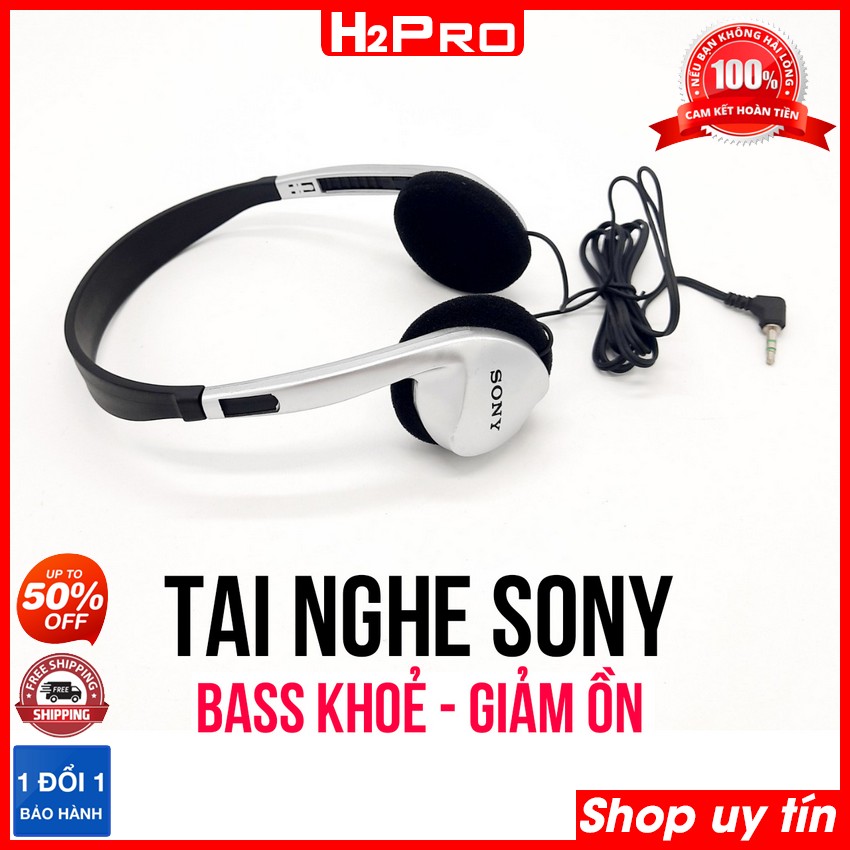 Đặc điểm nổi bật của Tai nghe Sony có dây H2Pro bass khoẻ, giảm ồn, tai nghe sony giá rẻ