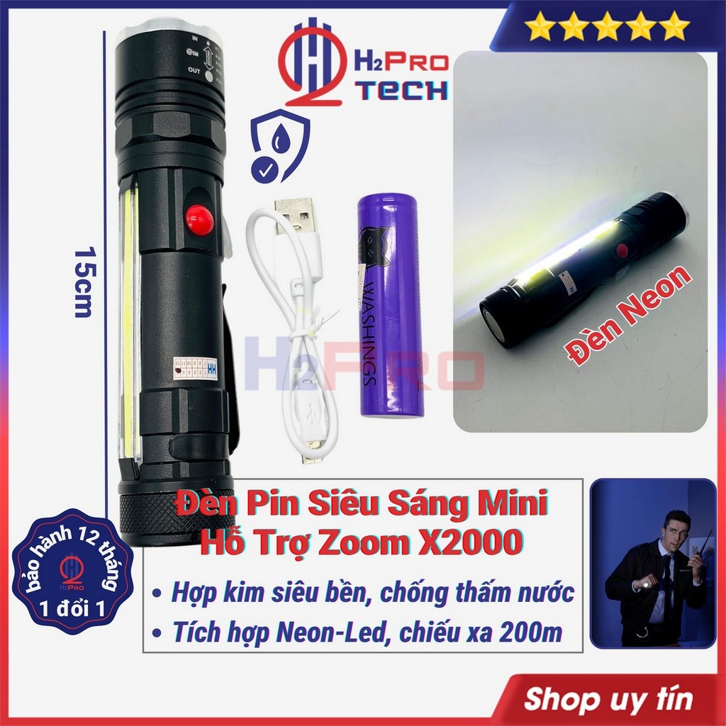Giới thiệu về đèn pin mini chính hãng Zoom X2000 