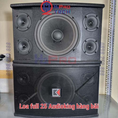 Đôi Loa Full 25 Audioking Sp-100 600W, Nguyên Zin, Loa Karaoke Gia Đình Bass 25 Mạnh Mẽ - H2Pro Techàng Bãi Bass 10 - 240W, Loa Zin - Bass Ấm, Lời Sáng Chuyên Lắp Cafe - Ka