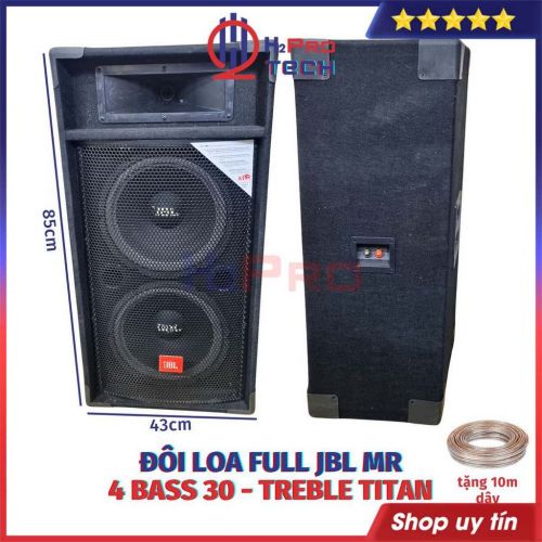 Đôi Loa Full 30 JBL MR 1400W 4 Bass 30 Tặng 10M Dây, Loa Hát Karaoke Gia Đình Chất Âm Hay, Bass Lực - H2pro Tech