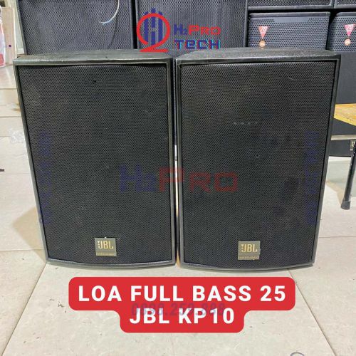 Đôi loa Full bass 25 JBL KP10 bãi xịn, 800W - 8 ôm, Nguyên Zin, Loa Karaoke Giá Rẻ Chất Âm Trầm Ấm, Mượt Mà-H2Pro Tech