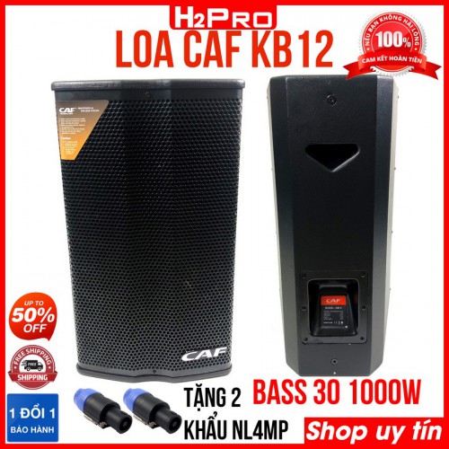 Đôi loa karaoke gia đình, loa hát karaoke CAF KB12 bass 30-1000W-hàng nhập ( tặng 2 khẩu neutrick 99k )-Shop H2pro