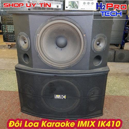 Đôi Loa Karaoke IMIX IK410 chuẩn Đức, 4 tress, Bass 25, Công suất 120W ( Hàng bãi xịn )