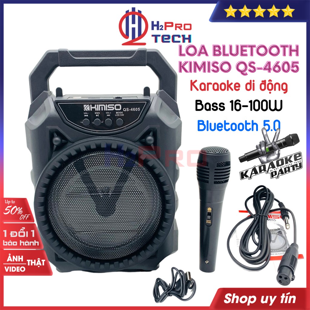Loa Bluetooth Karaoke mini KIMISO QS-4605