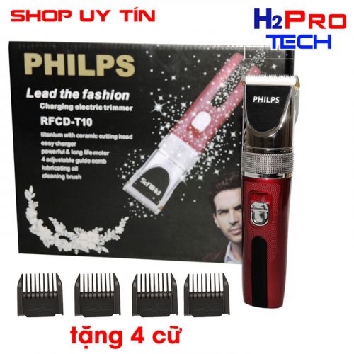 Tông đơ cắt tóc Philips RFCD-T10 tặng 4 cữ và tặng thêm 1 cục pin | Tông đơ